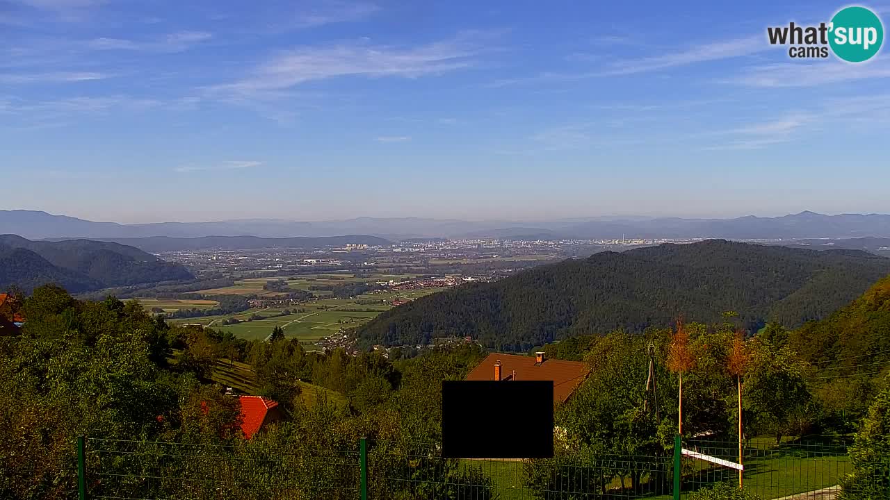 Spletna kamera Dol pri Ljubljani – Panorama z Vrha pri Dolskem