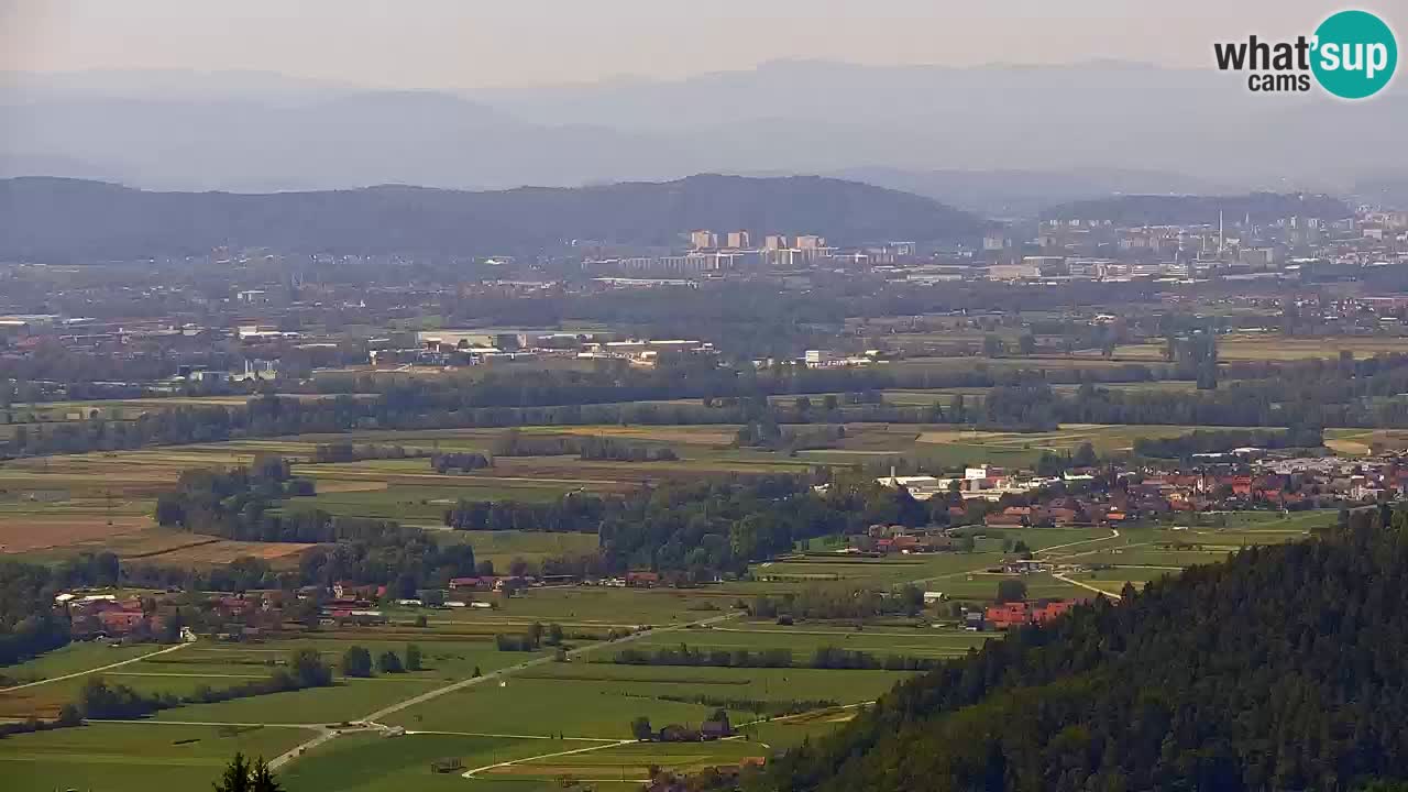 Webcam Dol pri Ljubljani – Vista panorámica en directo desde Vrh pri Dolskem