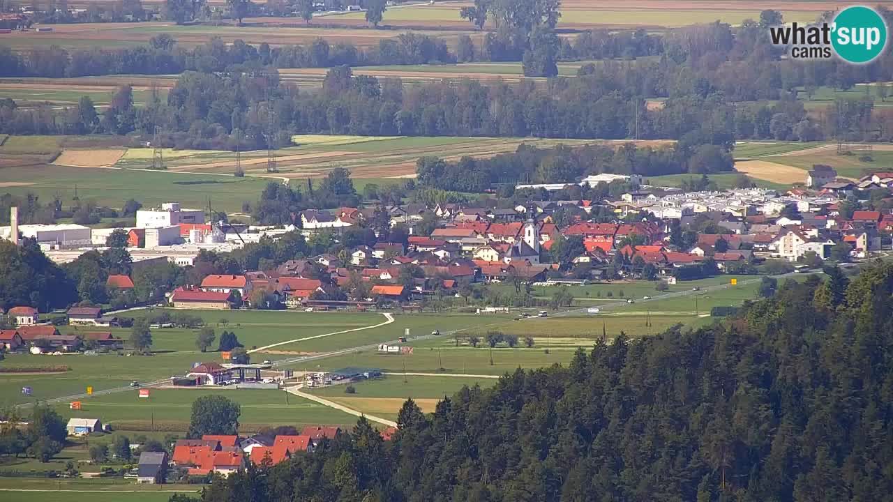 Web kamera Dol pri Ljubljani – Panoramski pogled s Vrha pri Dolskem