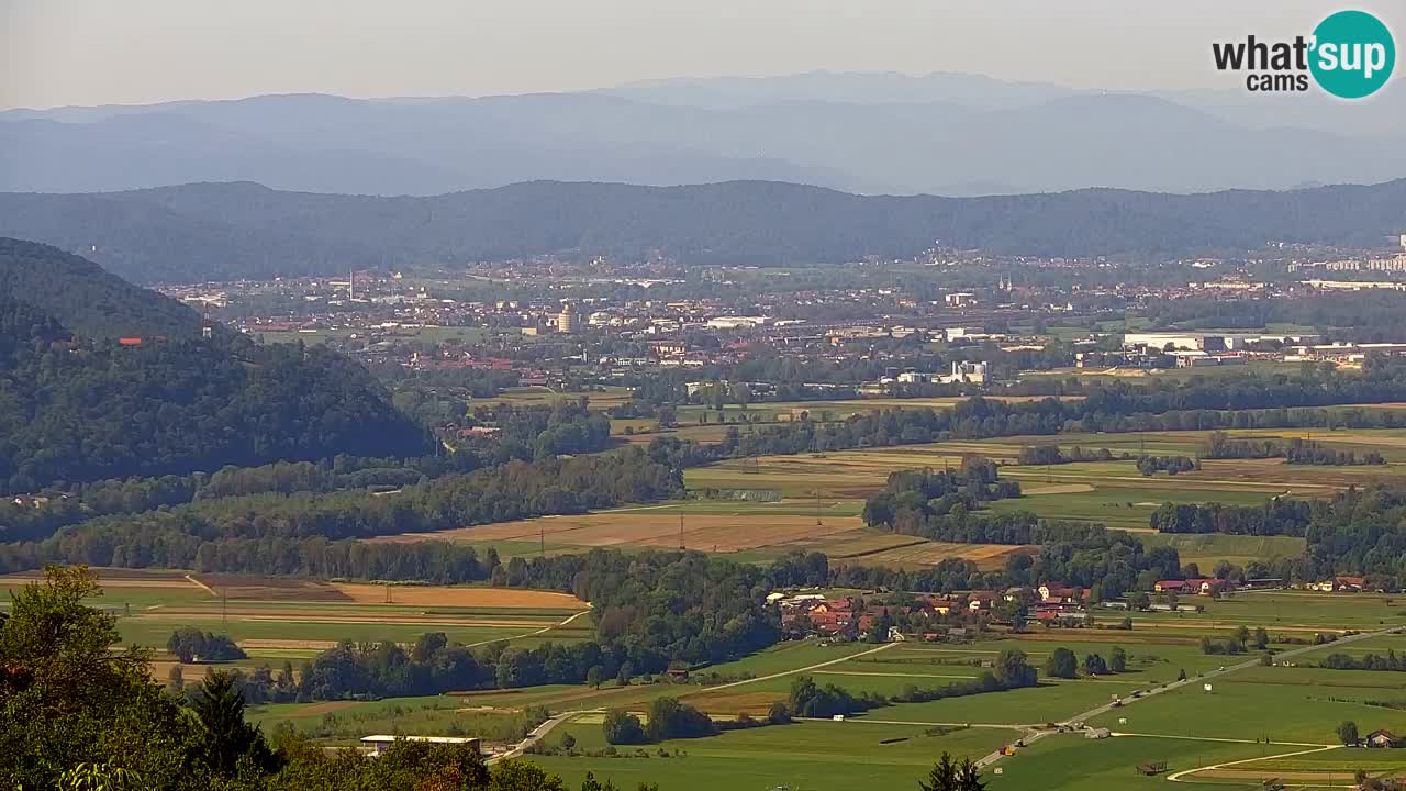 Web kamera Dol pri Ljubljani – Panoramski pogled s Vrha pri Dolskem