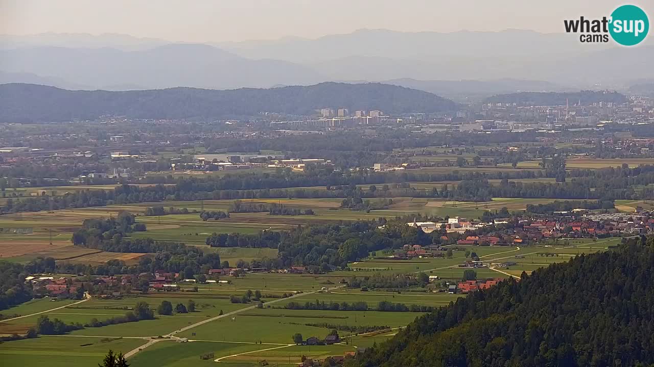 Webcam Dol pri Ljubljani – Panoramablick vom Vrh pri Dolskem