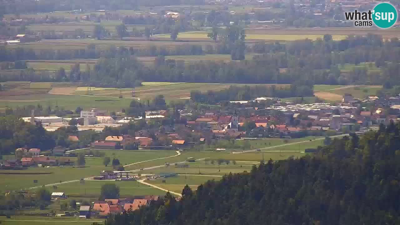 Web kamera Dol pri Ljubljani – Panoramski pogled s Vrha pri Dolskem