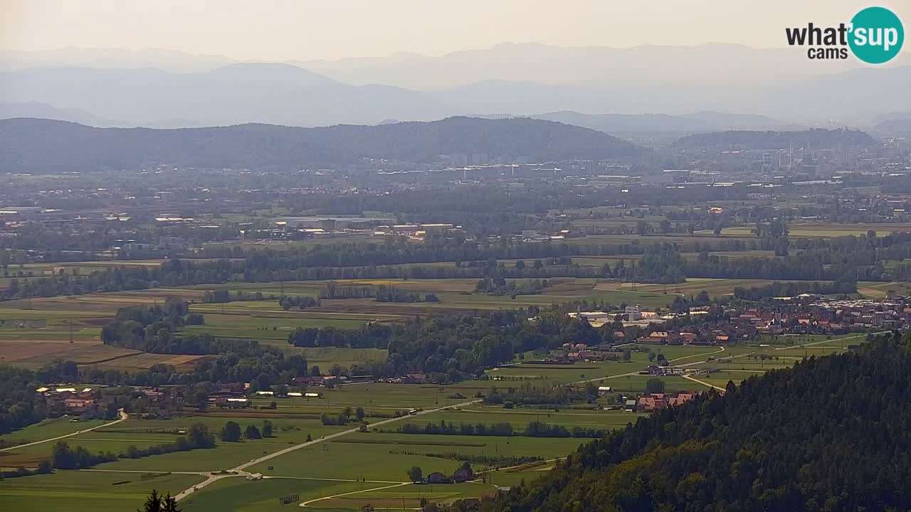 Webcam Dol pri Ljubljani – Vista panorámica en directo desde Vrh pri Dolskem