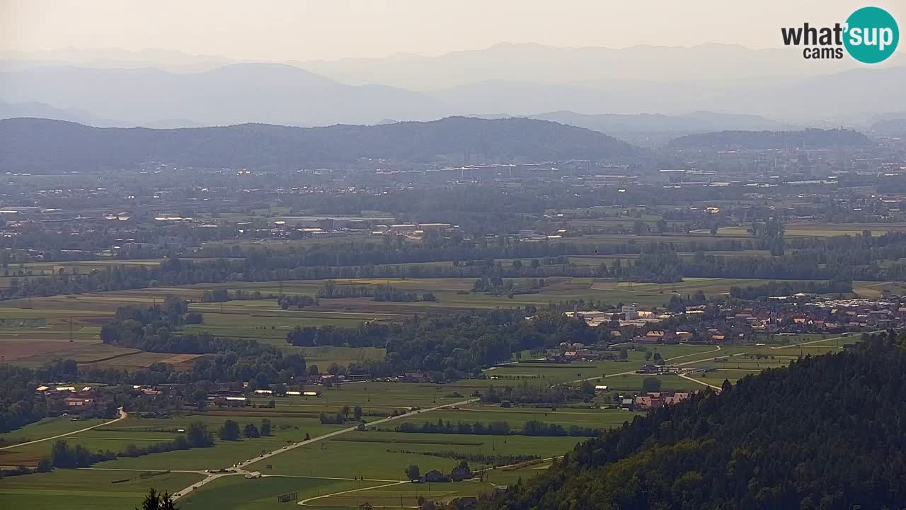 Webcam Dol pri Ljubljani – Vista panorámica en directo desde Vrh pri Dolskem