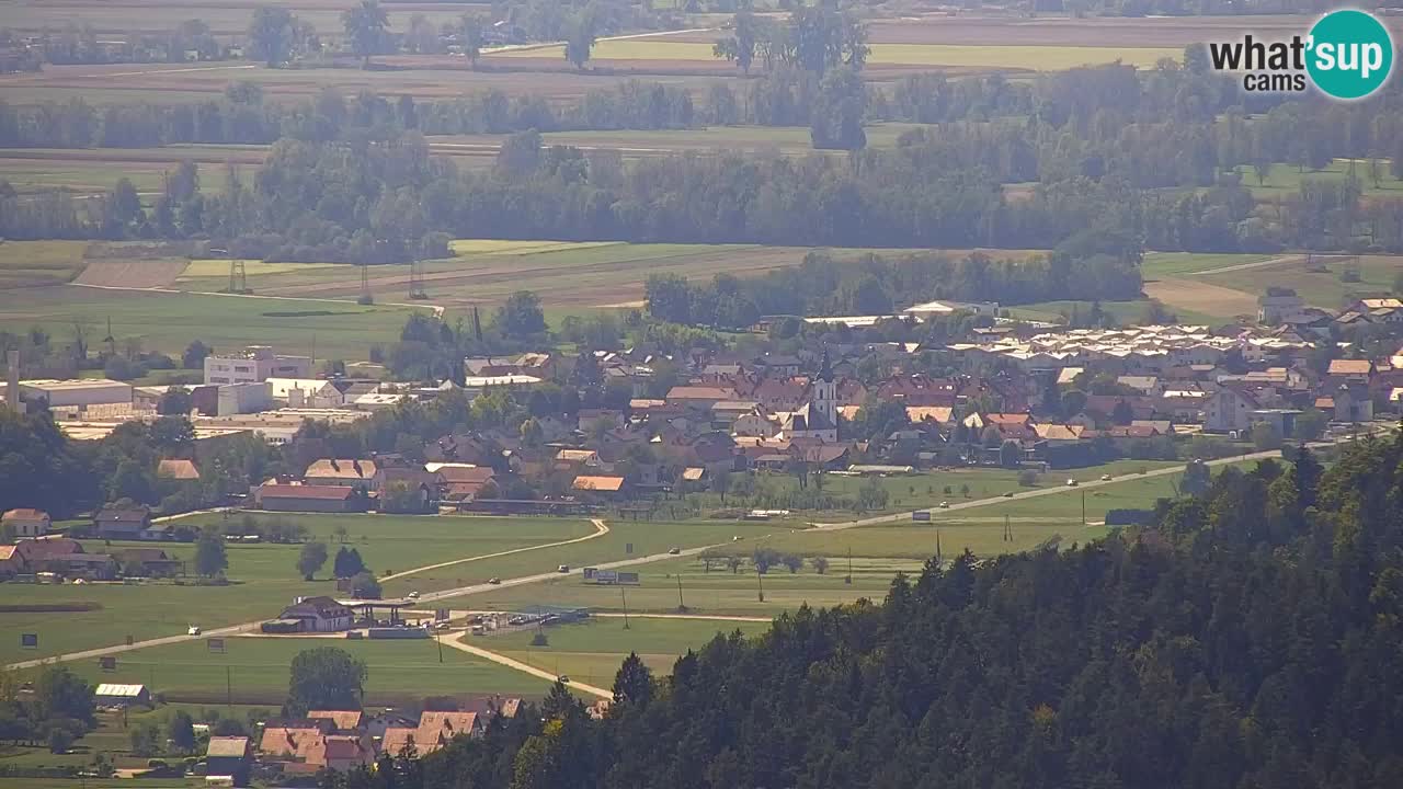 Webcam Dol pri Ljubljani – Vista panorámica en directo desde Vrh pri Dolskem