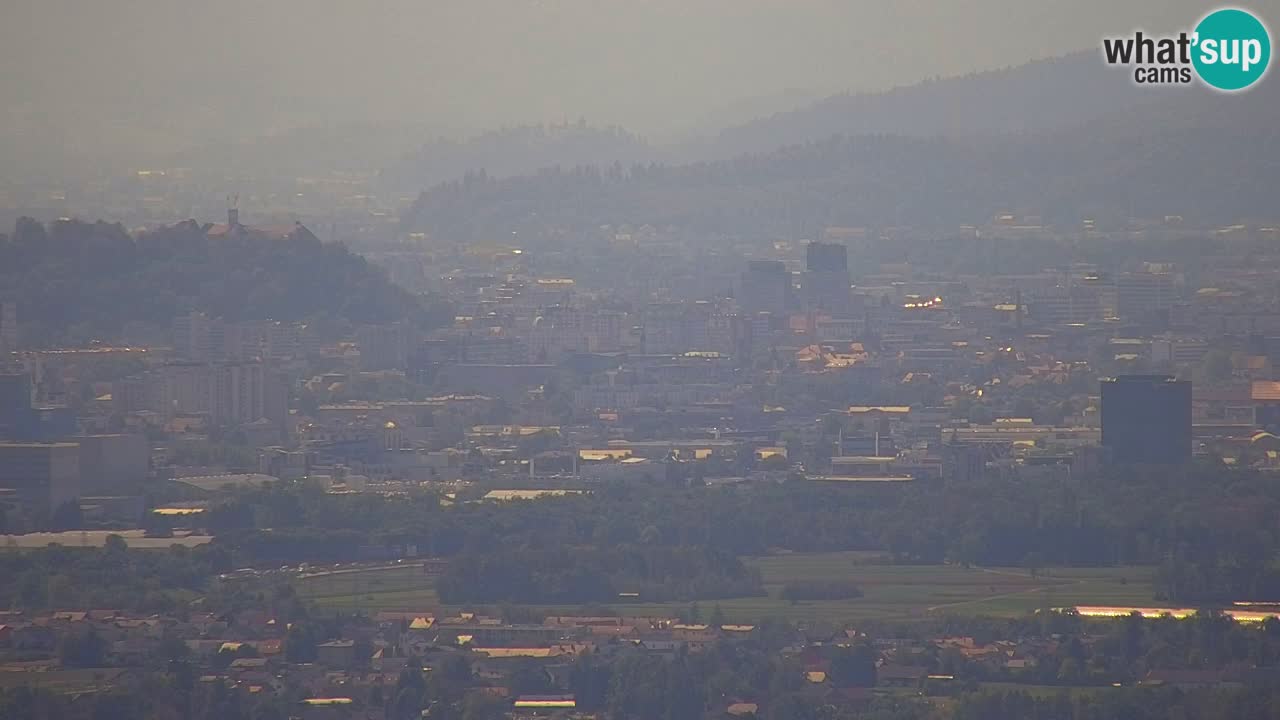 Webcam Dol pri Ljubljani – Panoramablick vom Vrh pri Dolskem