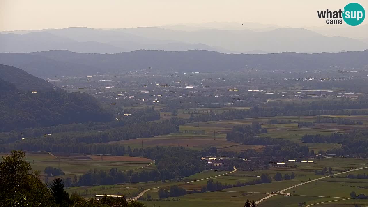Webcam Dol pri Ljubljani – Vista panorámica en directo desde Vrh pri Dolskem