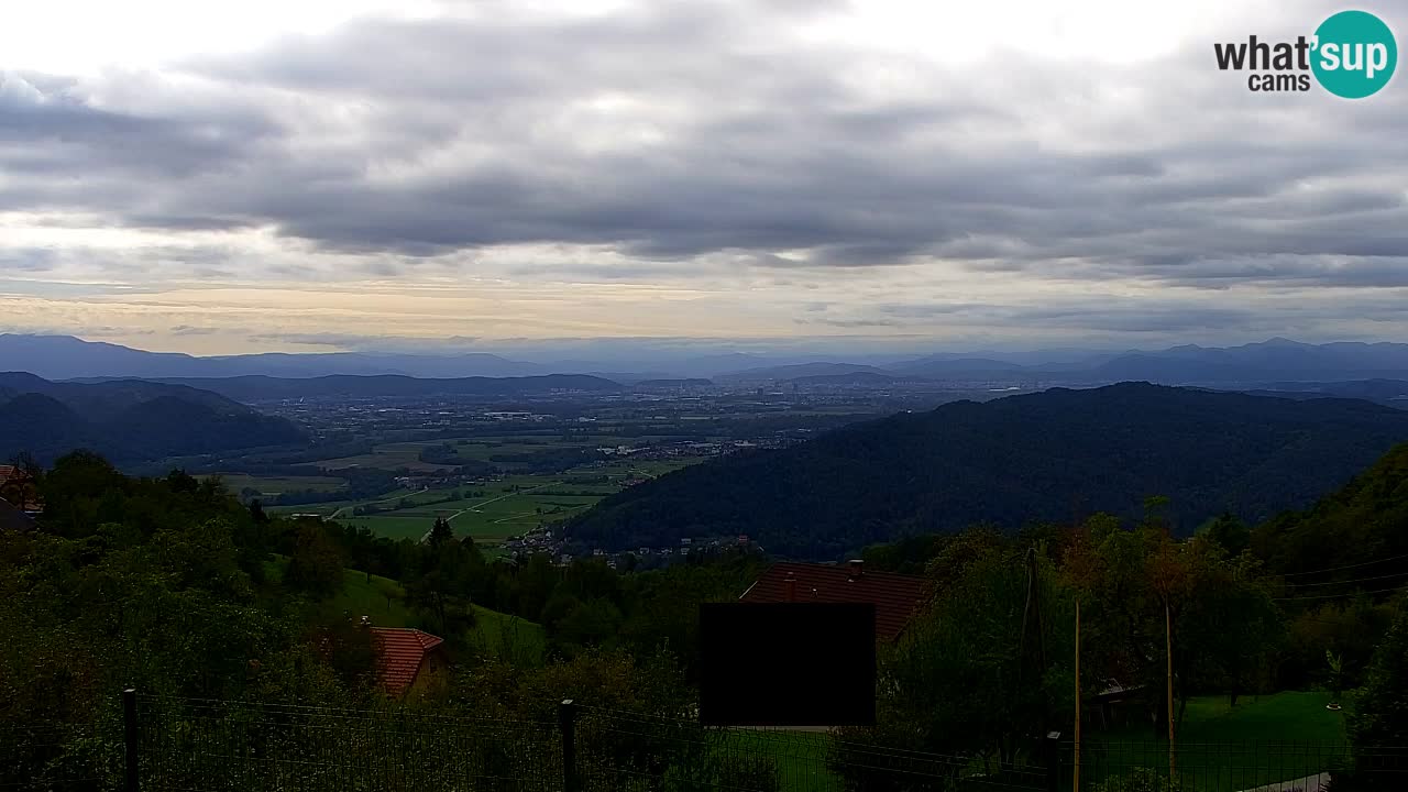Webcam Dol pri Ljubljani – Vista panorámica en directo desde Vrh pri Dolskem