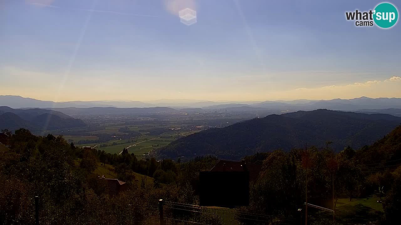 Webcam Dol pri Ljubljani – Vue panoramique en direct depuis Vrh pri Dolskem