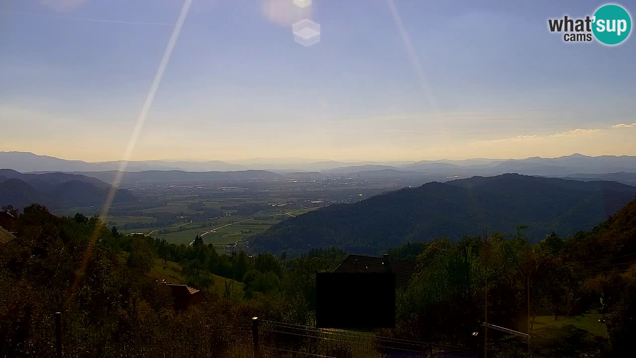 Webcam Dol pri Ljubljani – Vista panorámica en directo desde Vrh pri Dolskem