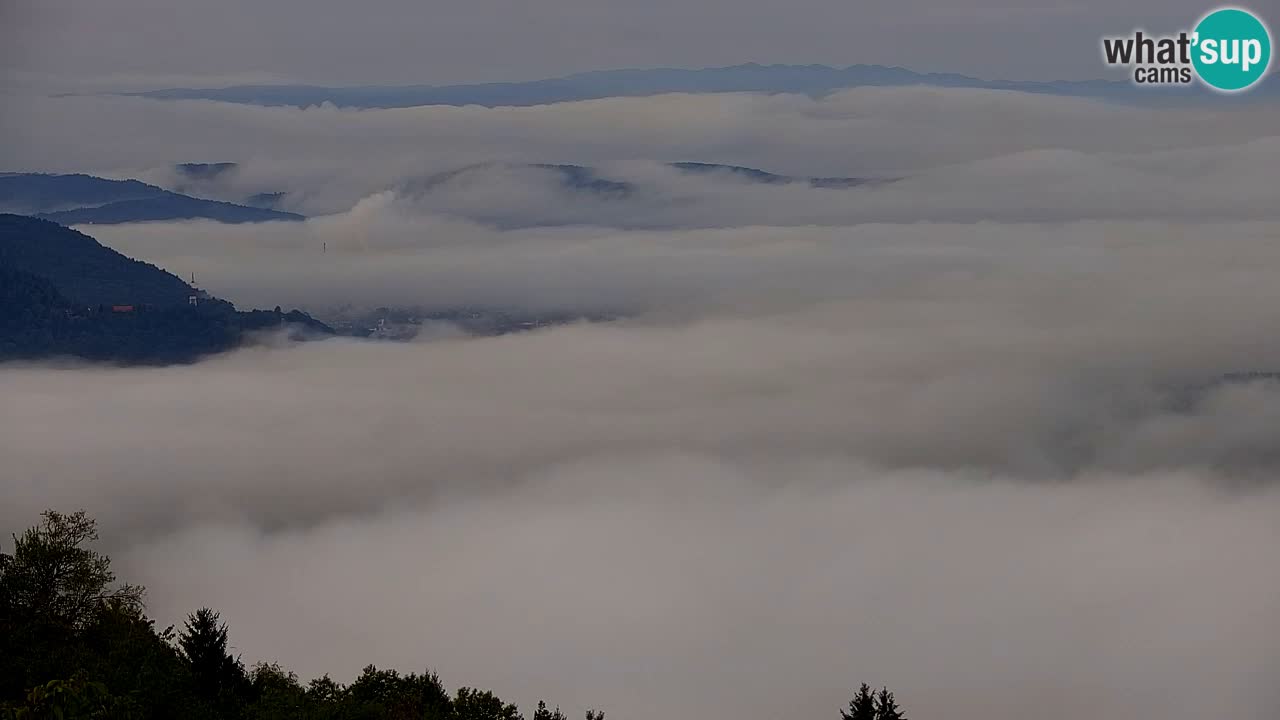 Webcam Dol pri Ljubljani – Vista panorámica en directo desde Vrh pri Dolskem