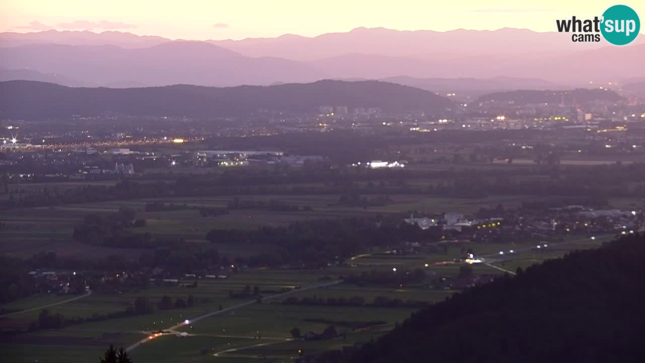 Web kamera Dol pri Ljubljani – Panoramski pogled s Vrha pri Dolskem