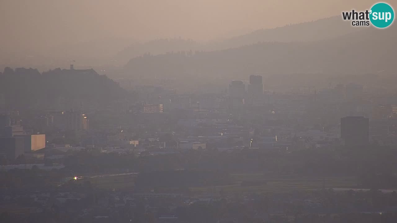 Web kamera Dol pri Ljubljani – Panoramski pogled s Vrha pri Dolskem