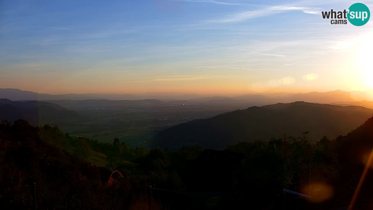 Webcam Dol pri Ljubljani – Live Panorama from Vrh pri Dolskem