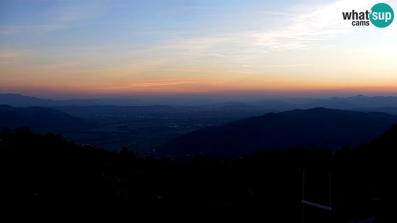 Webcam Dol pri Ljubljani – Panoramablick vom Vrh pri Dolskem