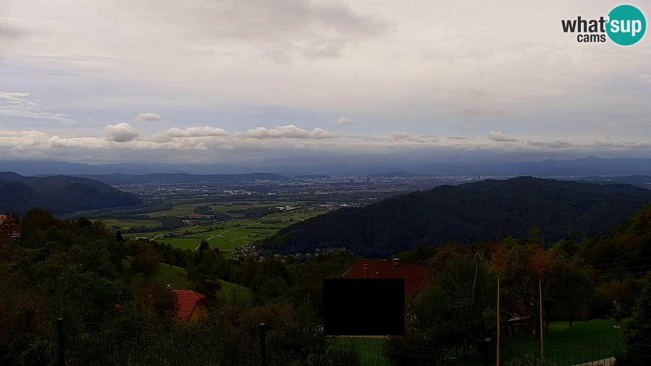 Webcam Dol pri Ljubljani – Panoramablick vom Vrh pri Dolskem