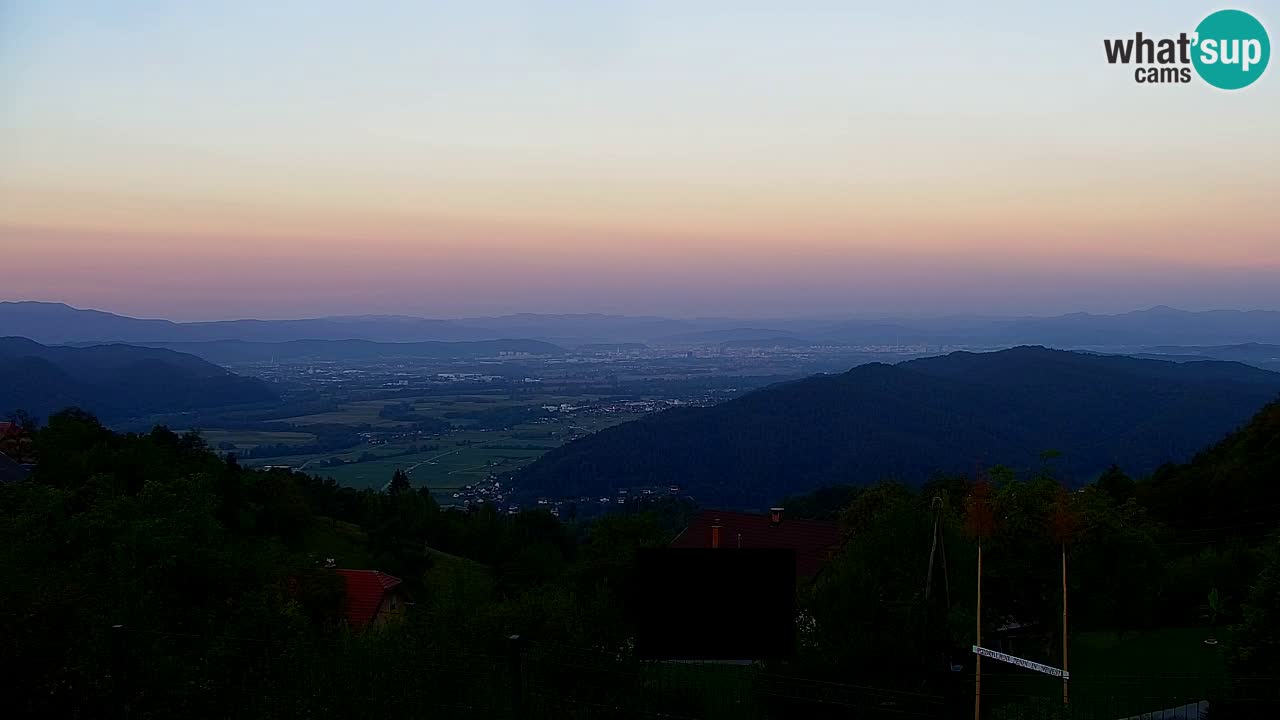 Webcam Dol pri Ljubljani – Vue panoramique en direct depuis Vrh pri Dolskem