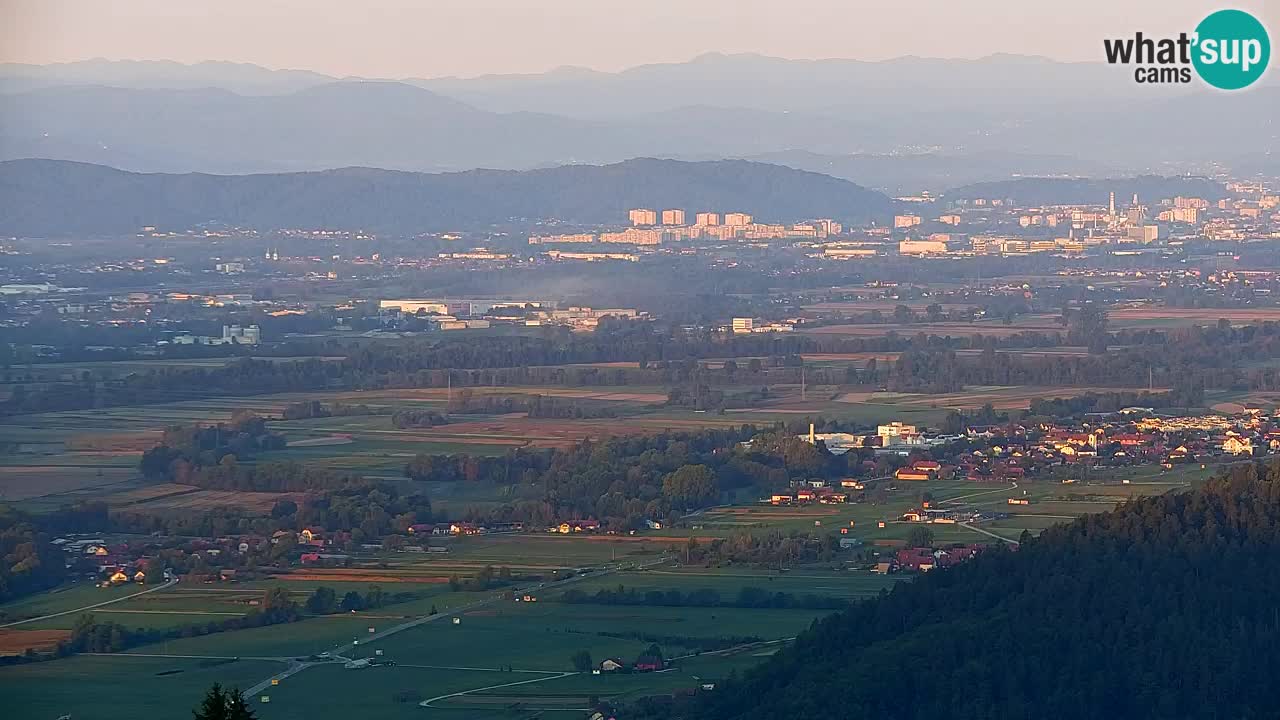 Webcam Dol pri Ljubljani – Vue panoramique en direct depuis Vrh pri Dolskem