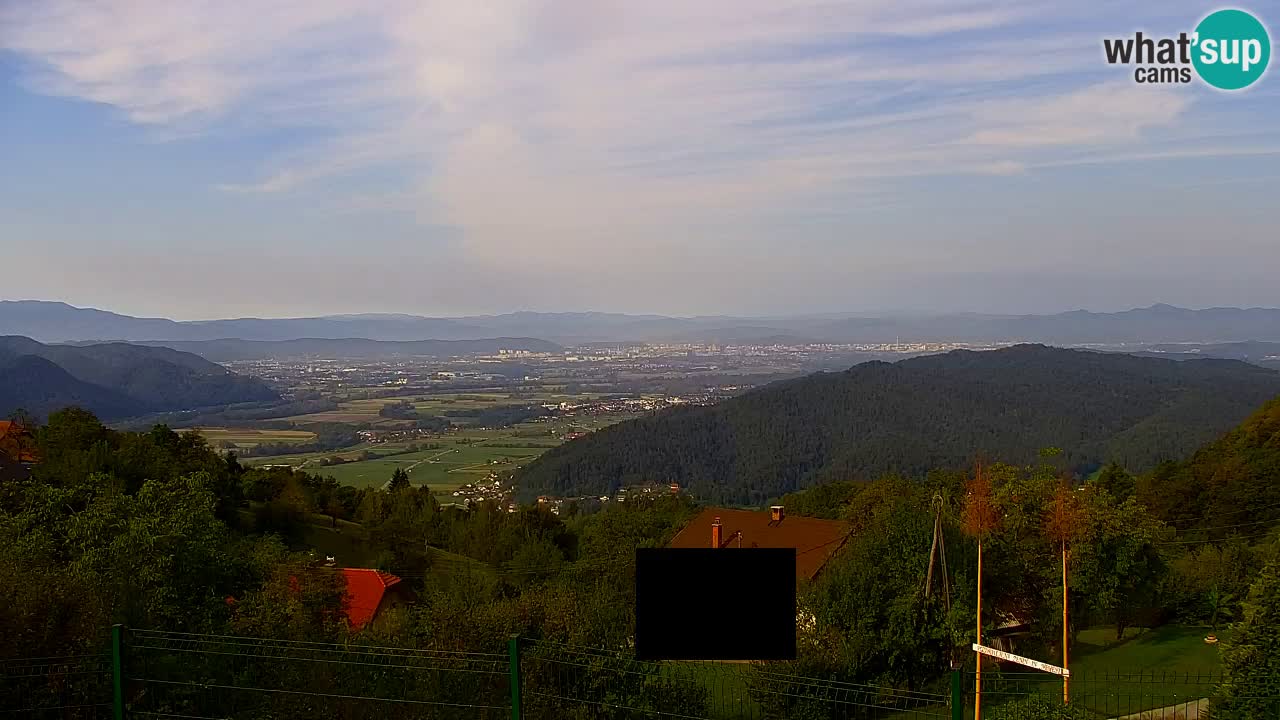 Webcam Dol pri Ljubljani – Vista panorámica en directo desde Vrh pri Dolskem