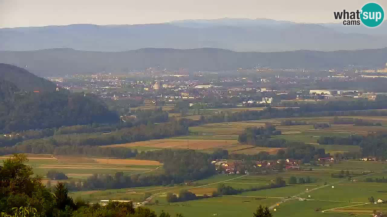 Webcam Dol pri Ljubljani – Panoramablick vom Vrh pri Dolskem