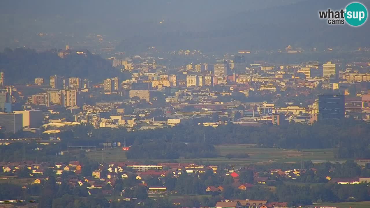 Webcam Dol pri Ljubljani – Panoramablick vom Vrh pri Dolskem
