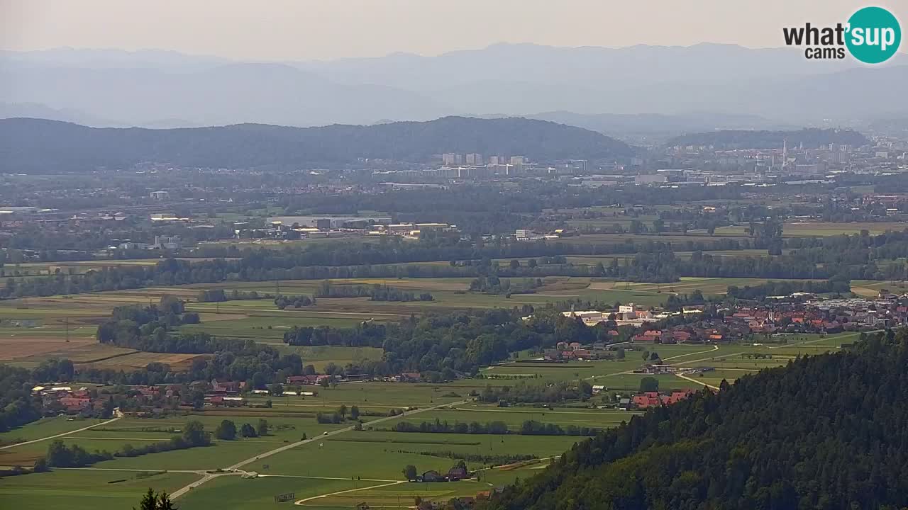 Webcam Dol pri Ljubljani – Vue panoramique en direct depuis Vrh pri Dolskem