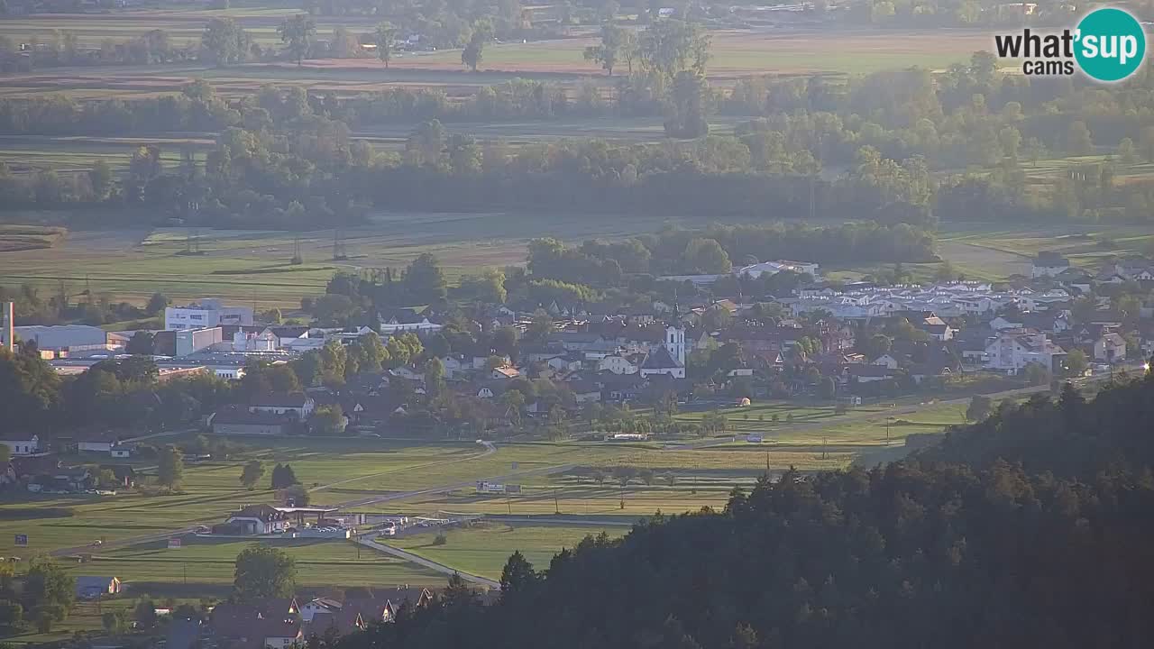 Web kamera Dol pri Ljubljani – Panoramski pogled s Vrha pri Dolskem