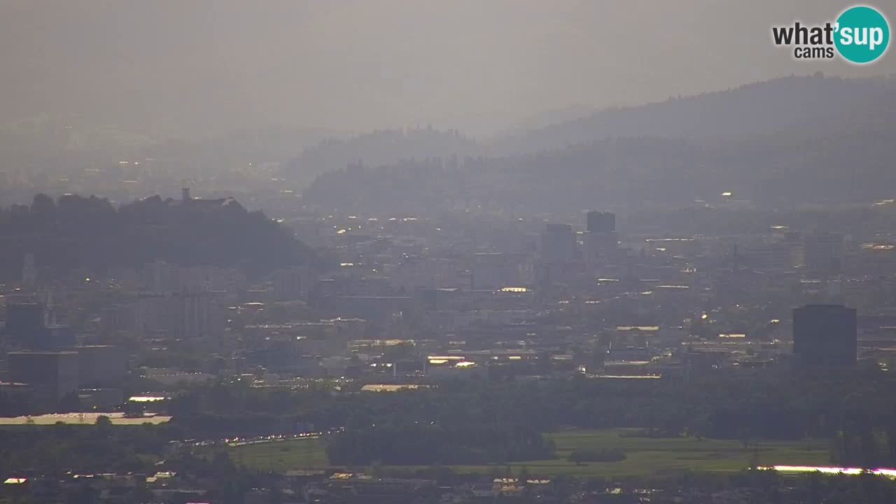 Webcam Dol pri Ljubljani – Panoramablick vom Vrh pri Dolskem