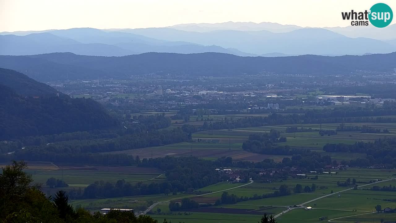 Webcam Dol pri Ljubljani – Panoramablick vom Vrh pri Dolskem