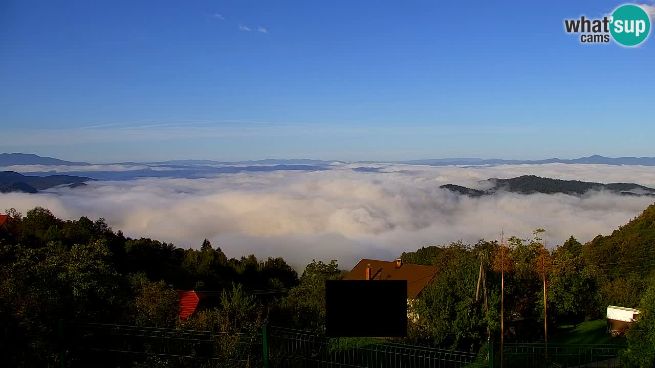 Spletna kamera Dol pri Ljubljani – Panorama z Vrha pri Dolskem