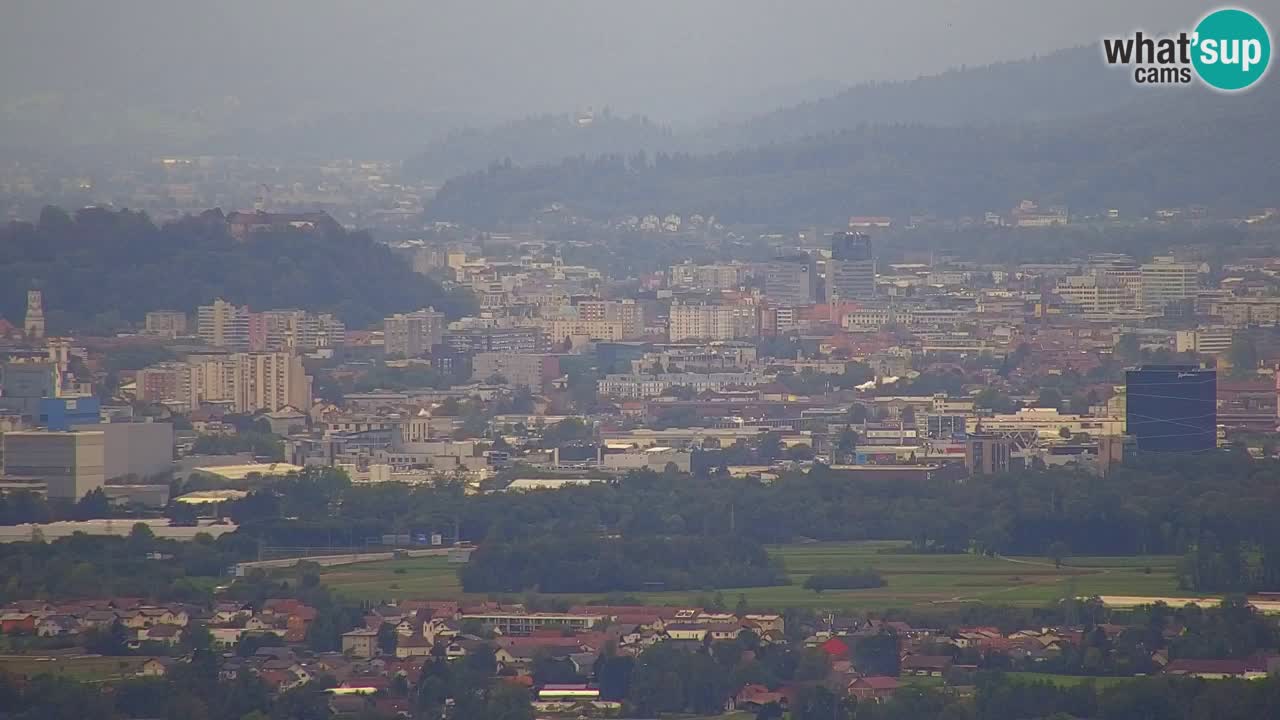 Webcam Dol pri Ljubljani – Panoramablick vom Vrh pri Dolskem