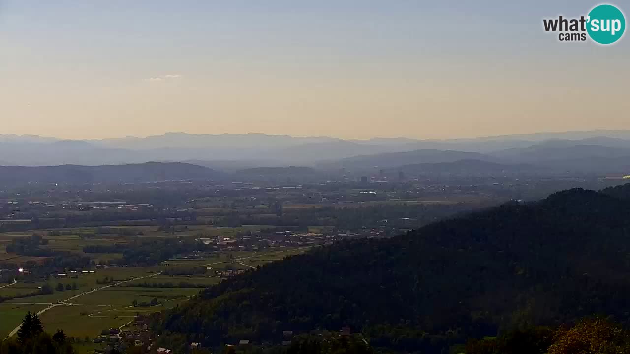 Webcam Dol pri Ljubljani – Vista panorámica en directo desde Vrh pri Dolskem