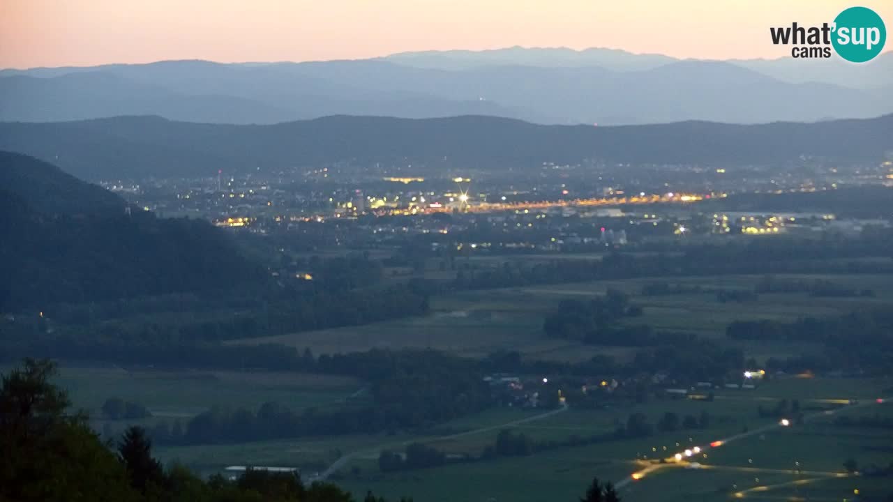 Webcam Dol pri Ljubljani – Vista panorámica en directo desde Vrh pri Dolskem