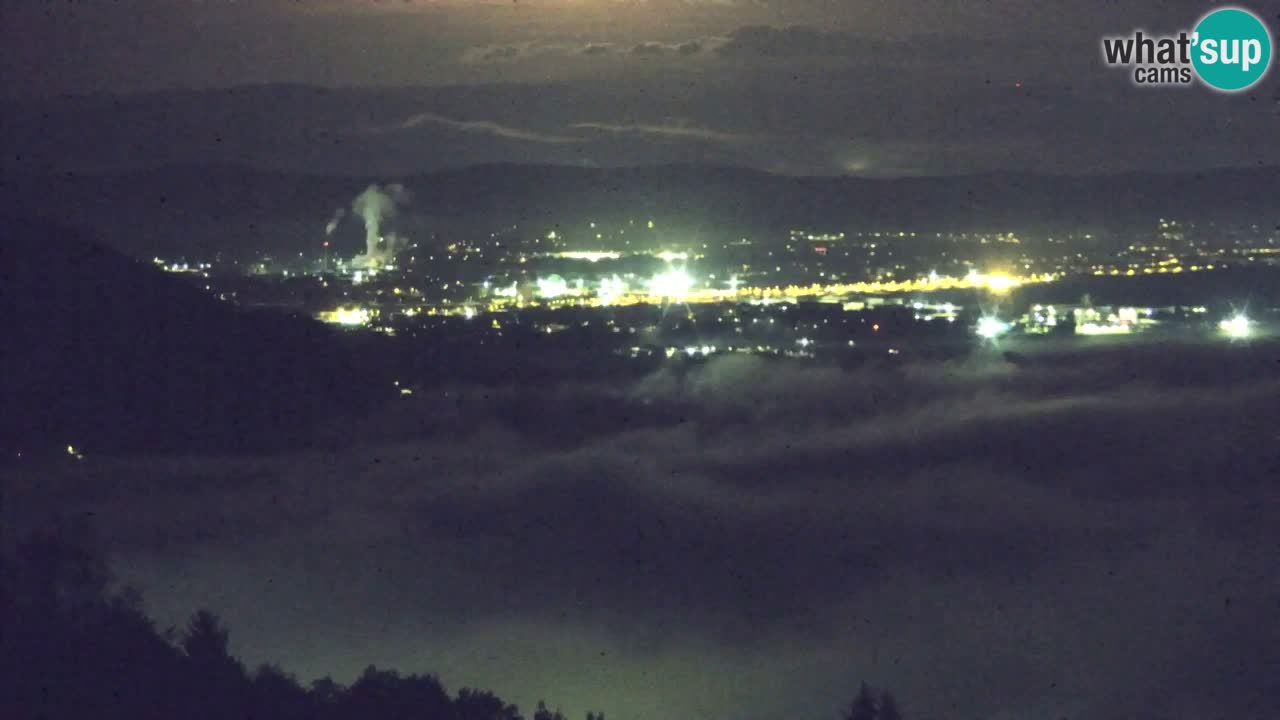 Webcam Dol pri Ljubljani – Panoramablick vom Vrh pri Dolskem
