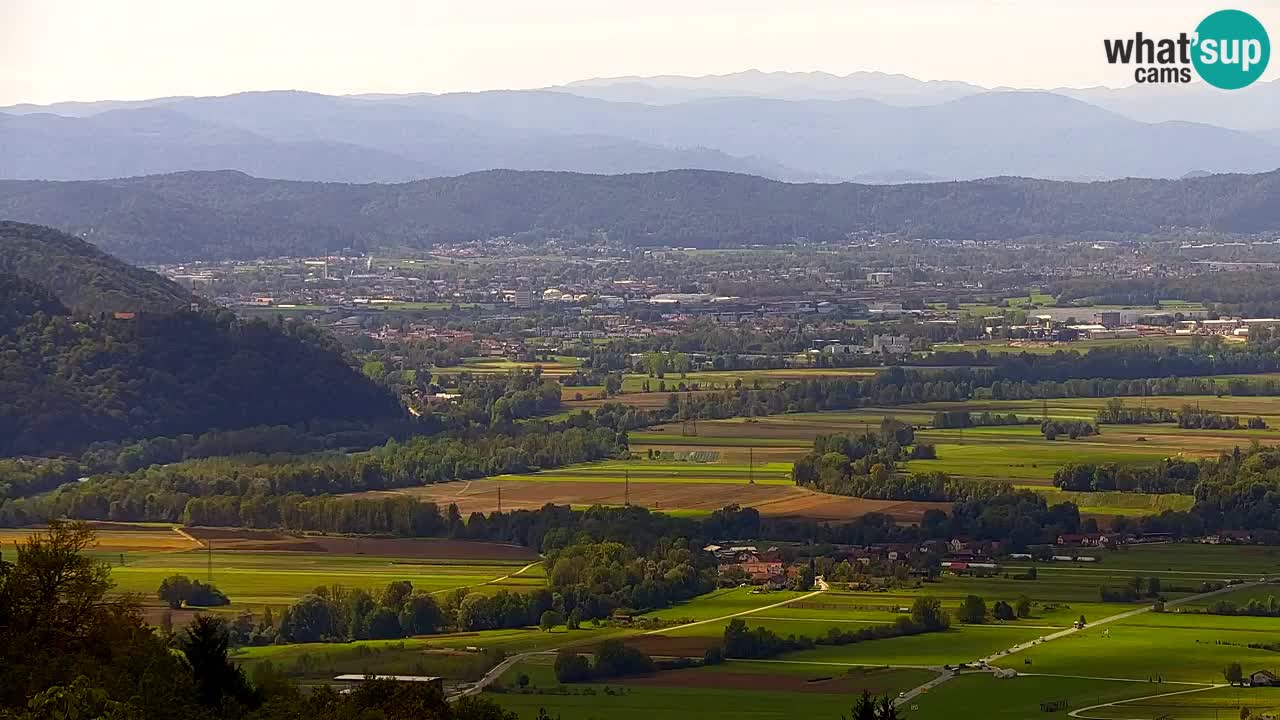 Webcam Dol pri Ljubljani – Vista panorámica en directo desde Vrh pri Dolskem