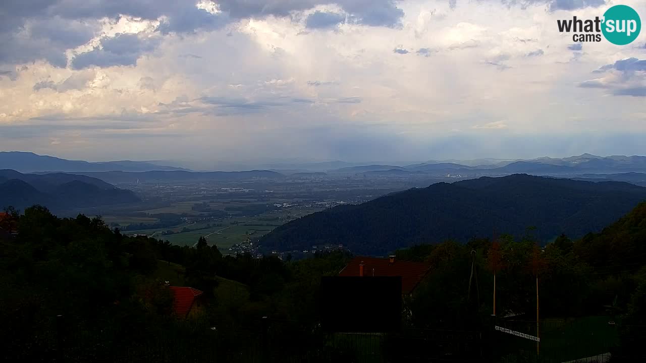 Webcam Dol pri Ljubljani – Vista panorámica en directo desde Vrh pri Dolskem