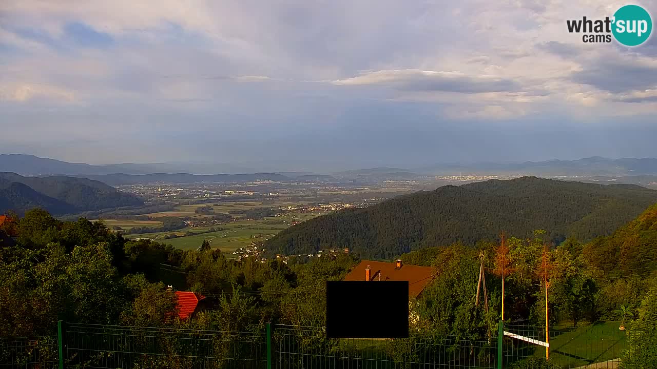 Webcam Dol pri Ljubljani – Vista panorámica en directo desde Vrh pri Dolskem