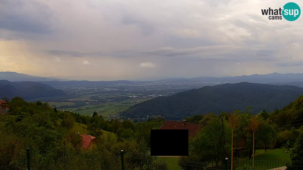 Webcam Dol pri Ljubljani – Vista panorámica en directo desde Vrh pri Dolskem