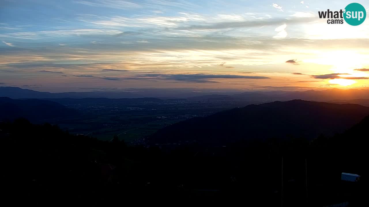 Webcam Dol pri Ljubljani – Panoramablick vom Vrh pri Dolskem