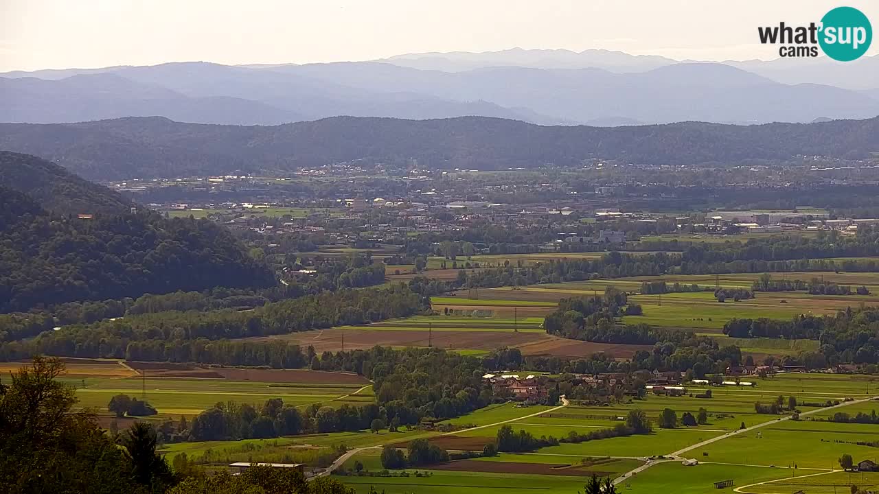Webcam Dol pri Ljubljani – Panoramablick vom Vrh pri Dolskem