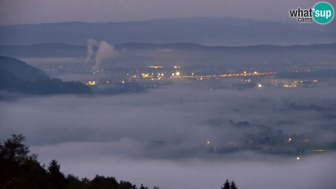 Webcam Dol pri Ljubljani – Panoramablick vom Vrh pri Dolskem