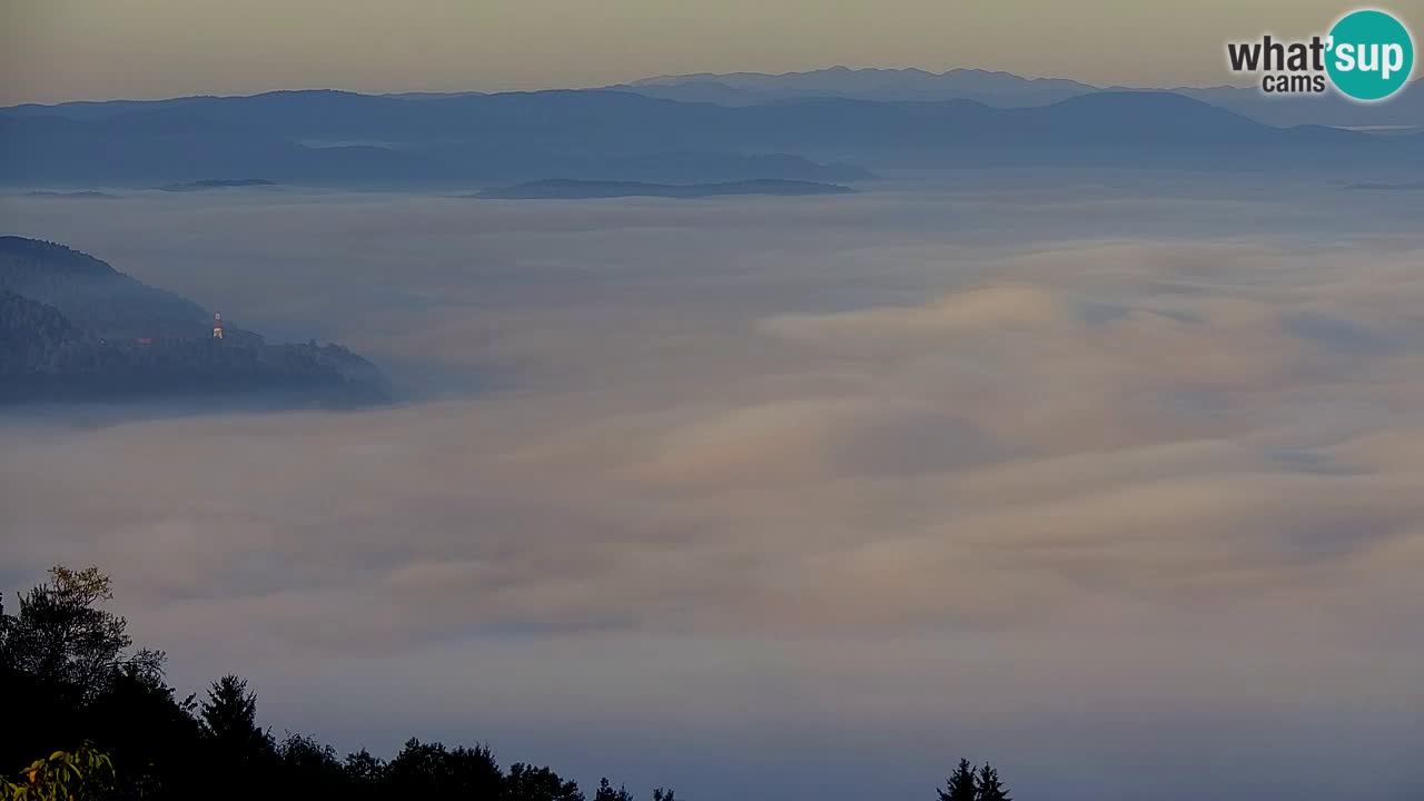 Webcam Dol pri Ljubljani – Panoramablick vom Vrh pri Dolskem