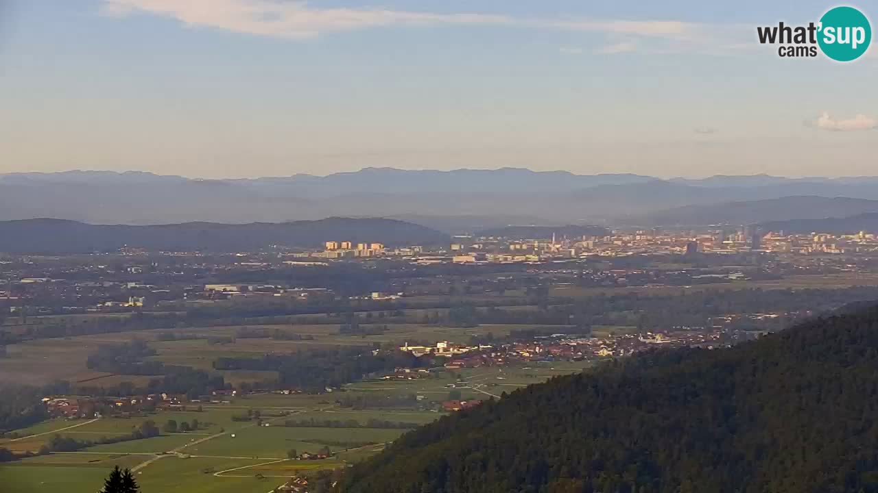 Webcam Dol pri Ljubljani – Vista panorámica en directo desde Vrh pri Dolskem