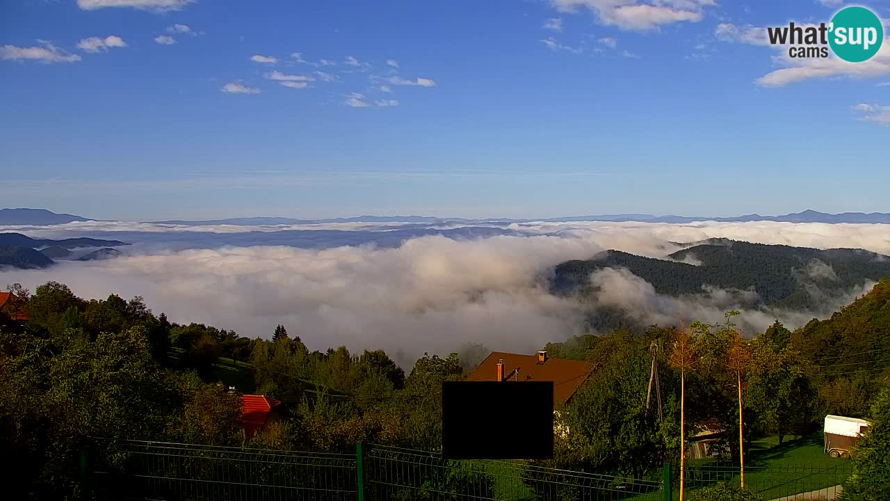 Webcam Dol pri Ljubljani – Vue panoramique en direct depuis Vrh pri Dolskem