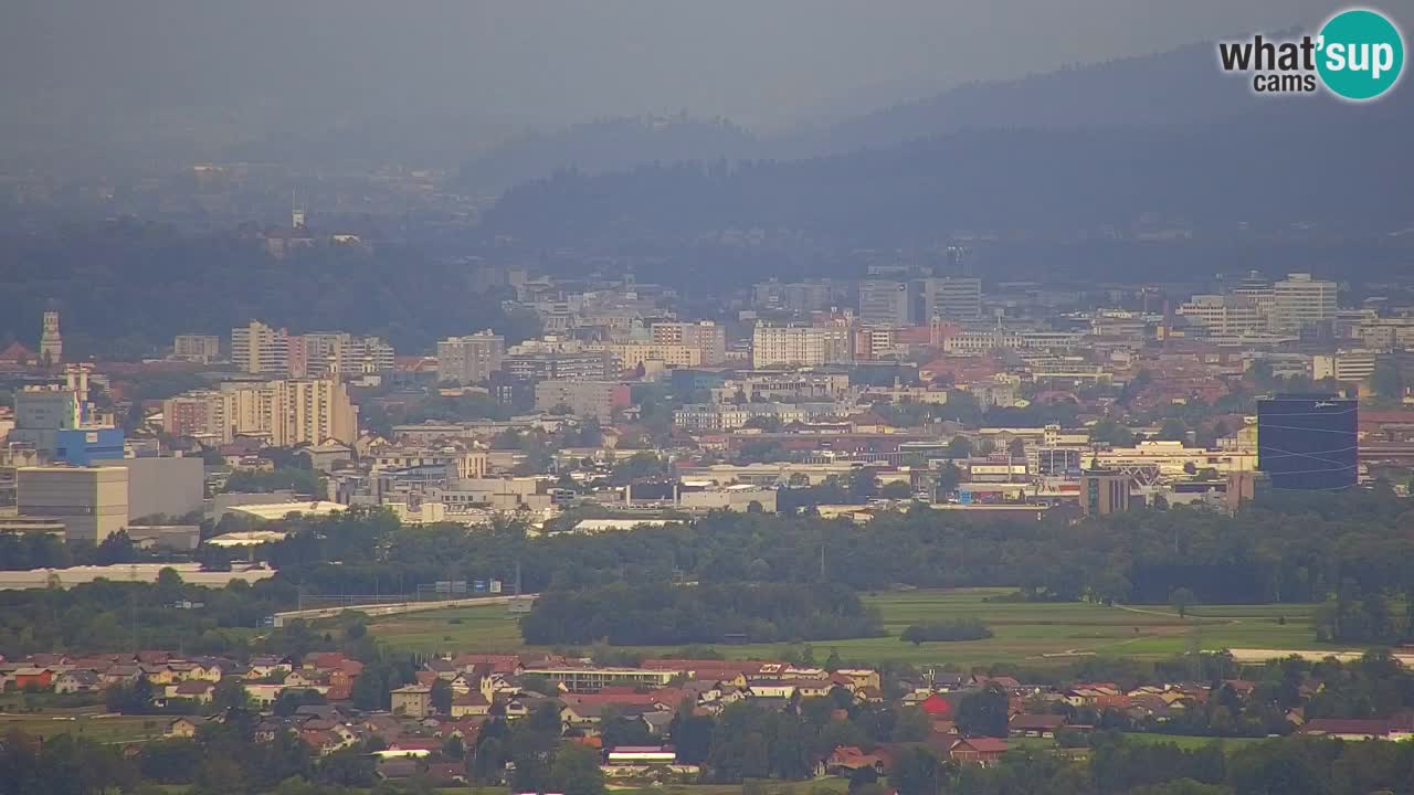 Webcam Dol pri Ljubljani – Panoramablick vom Vrh pri Dolskem