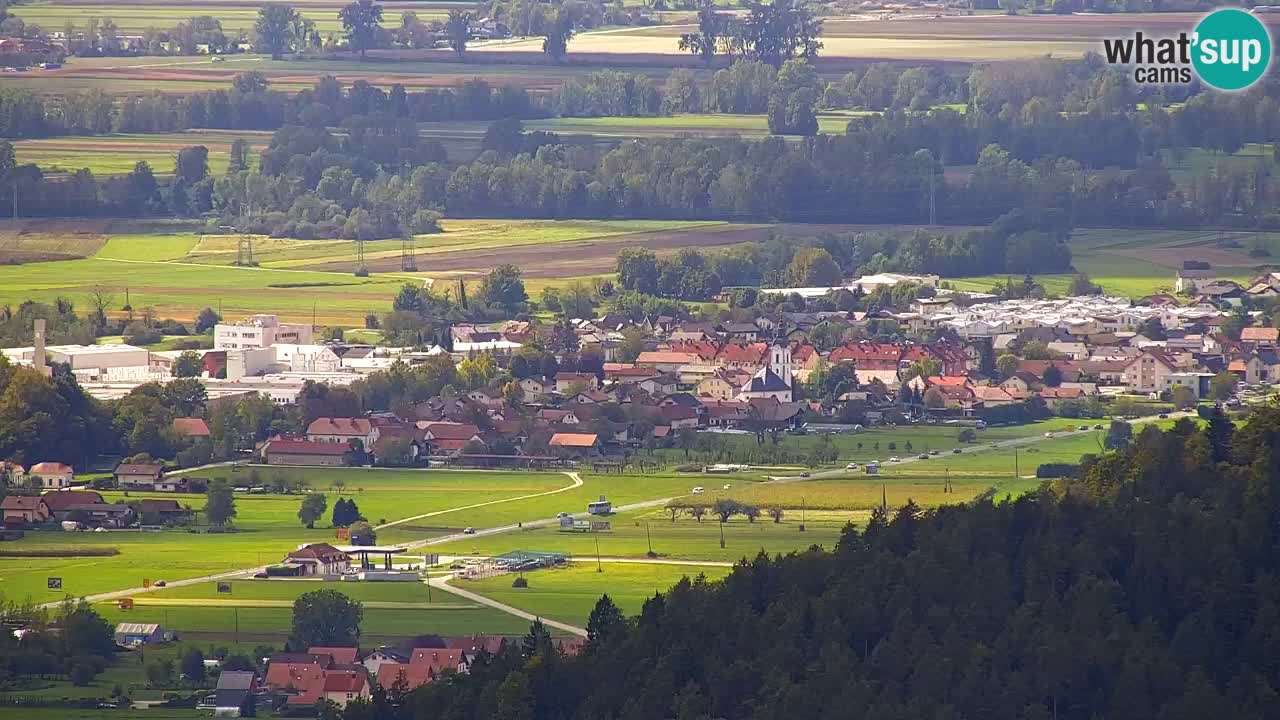 Webcam Dol pri Ljubljani – Vue panoramique en direct depuis Vrh pri Dolskem