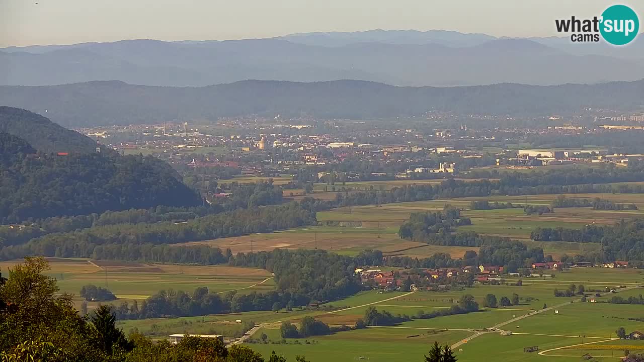 Webcam Dol pri Ljubljani – Panoramablick vom Vrh pri Dolskem
