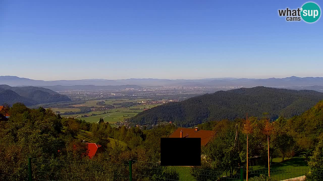 Webcam Dol pri Ljubljani – Panoramablick vom Vrh pri Dolskem