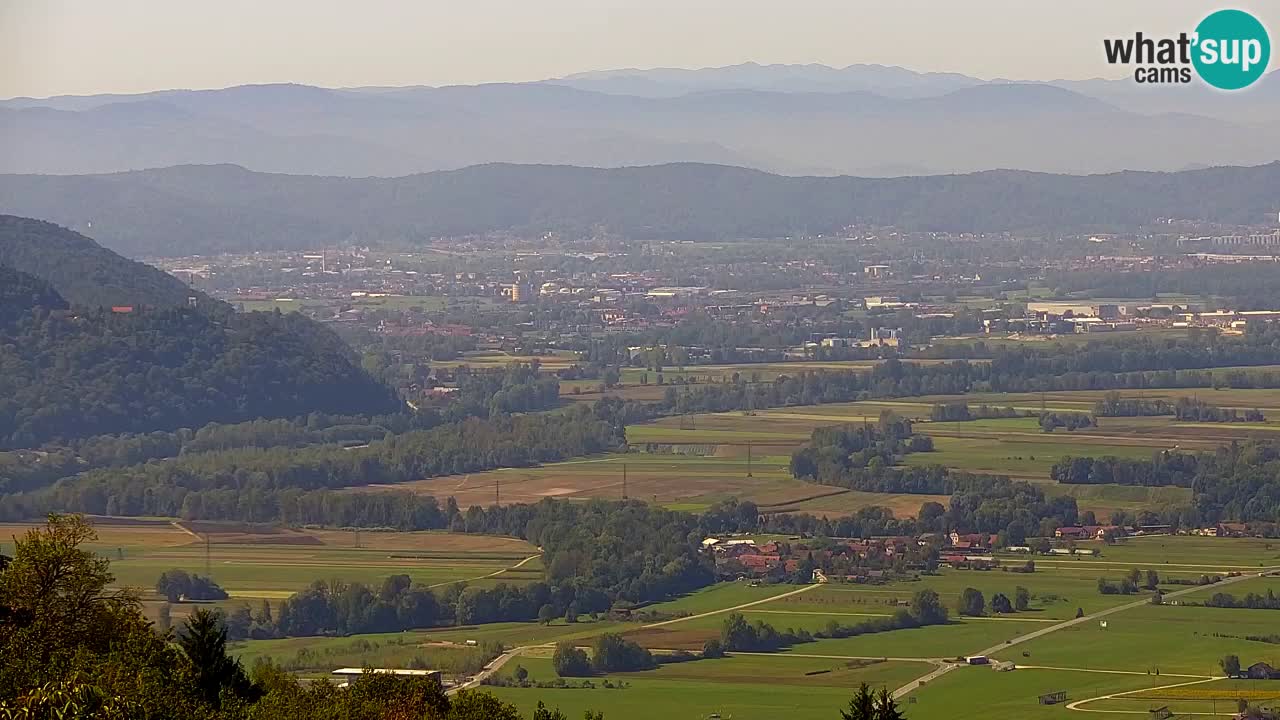 Webcam Dol pri Ljubljani – Vista panorámica en directo desde Vrh pri Dolskem