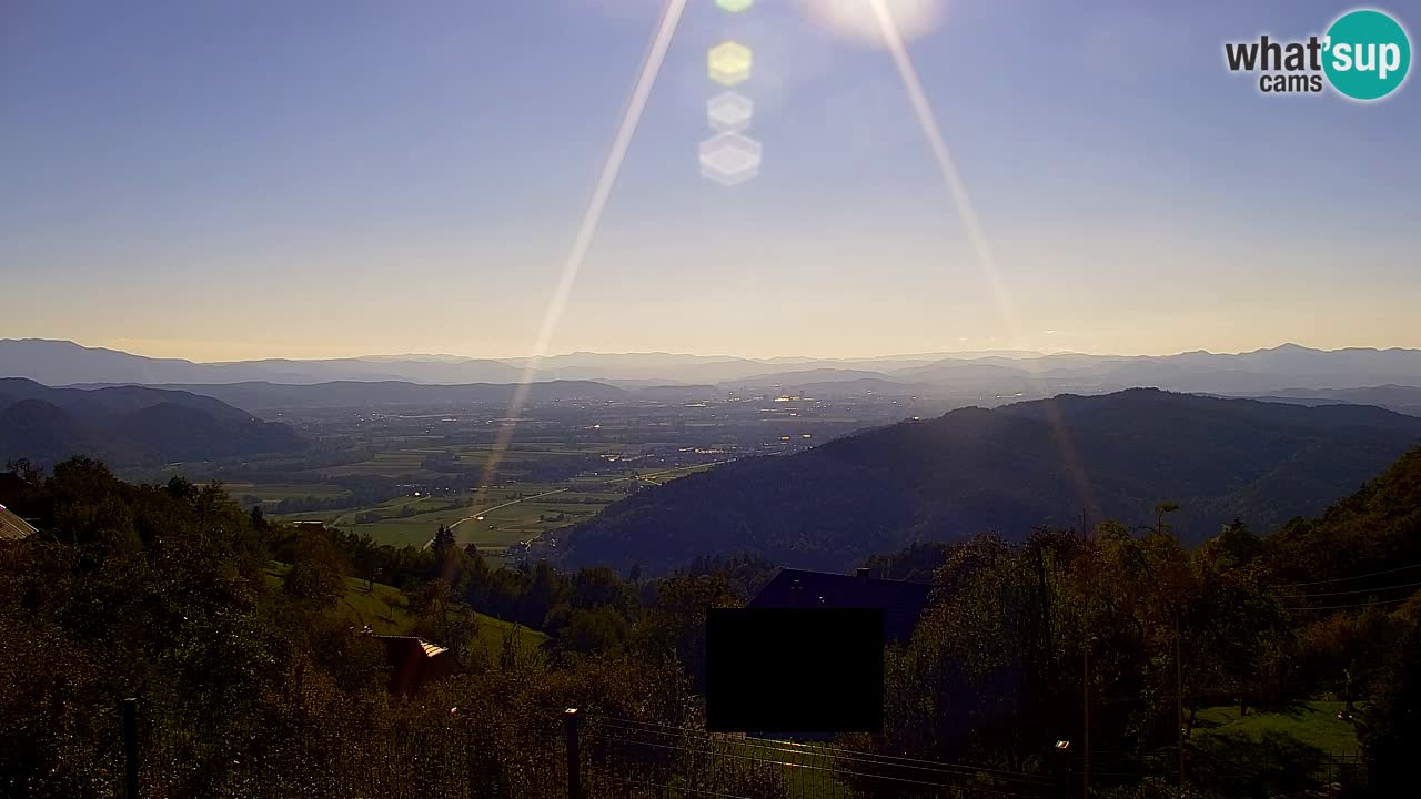 Webcam Dol pri Ljubljani – Panorama live sulla valle della Sava